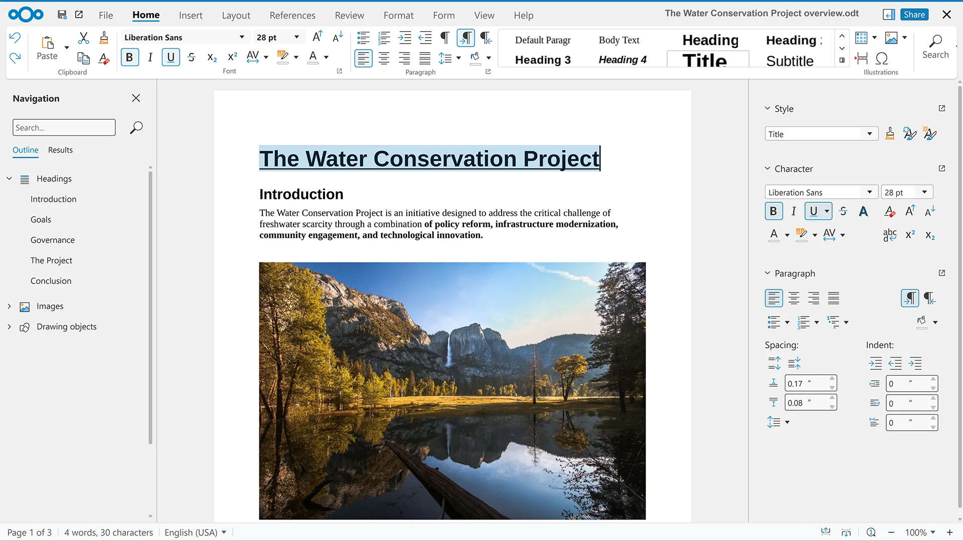 Slideshow of a Word document, an Excel spreadsheet and a PowerPoint presentation editing in the browser
