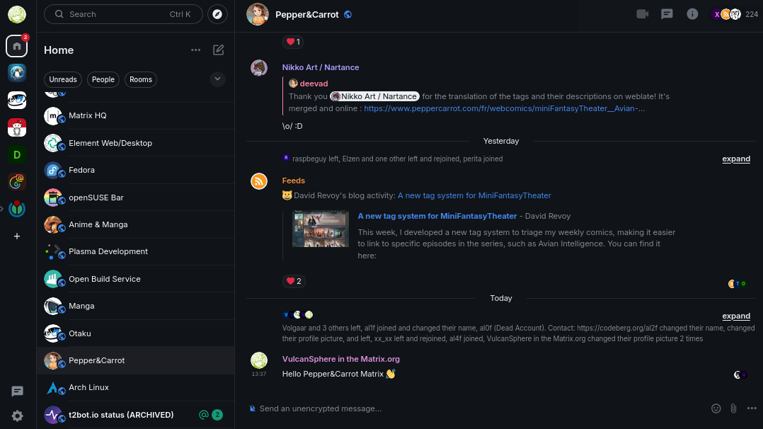 Chat interface preview